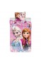 JFabrics Disney Frozen Eiskönigin Bettwäsche Kinderbettwäsche 140 x 200 cm + 65 x 65 cm