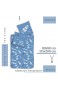 Rakete Bettwäsche Set 2 teilig blau · Kinder-Bettwäsche für Jungen & Mädchen · Weltall Planeten & Universum - Kissenbezug 80x80 + Bettbezug 135x200 cm - 100% Baumwolle