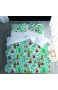WYWYCT 4 Stücke Bettwaren-Sets Für Kinder Cartoon Mädchen Bettwäsche 3D Bettbezug Und Kissenbezug Easy Care Kinder Jungen Teenager Männer Schlafzimmer Dekoration 220 * 230Cm
